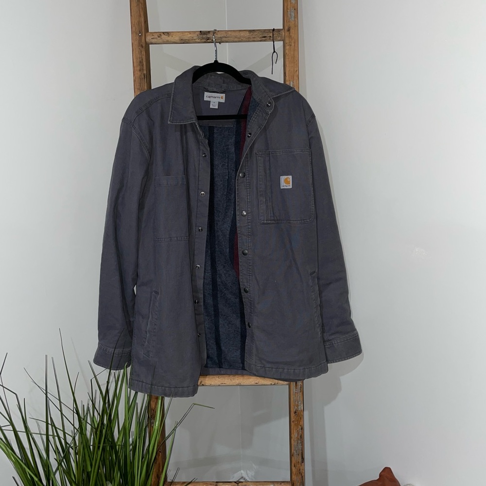 CARHARTT MEN'S RUGGED FLEX RIGBY WORK SHIRT JACKET